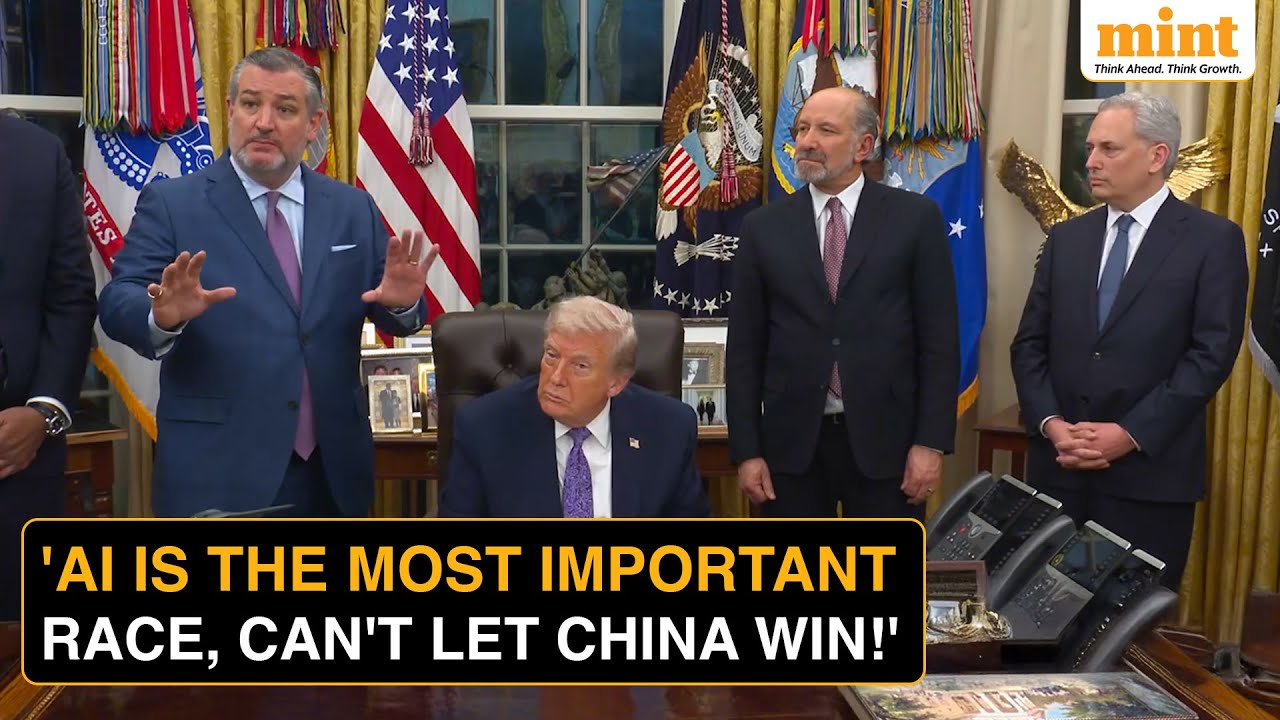 'It's Us Vs China!': Trump's BIGGEST Move To Counter China on AI, States Now Can't Have Own AI Laws