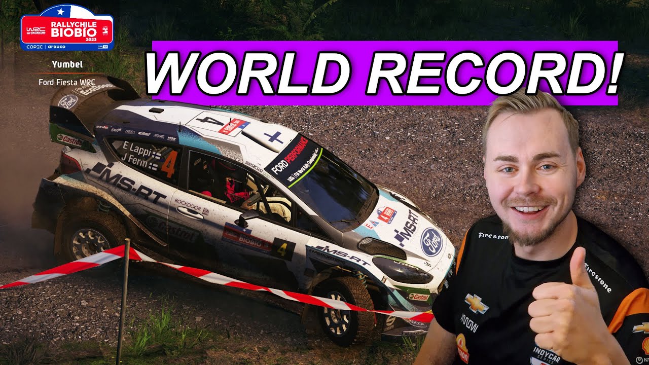 EA SPORTS WRC WORLD RECORD RUN at Yumbel + Setup