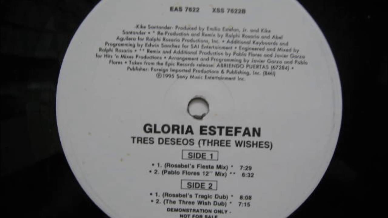 Gloria Estefan - 3 Deseos (Rosabel's Fiesta Mix) - 1996
