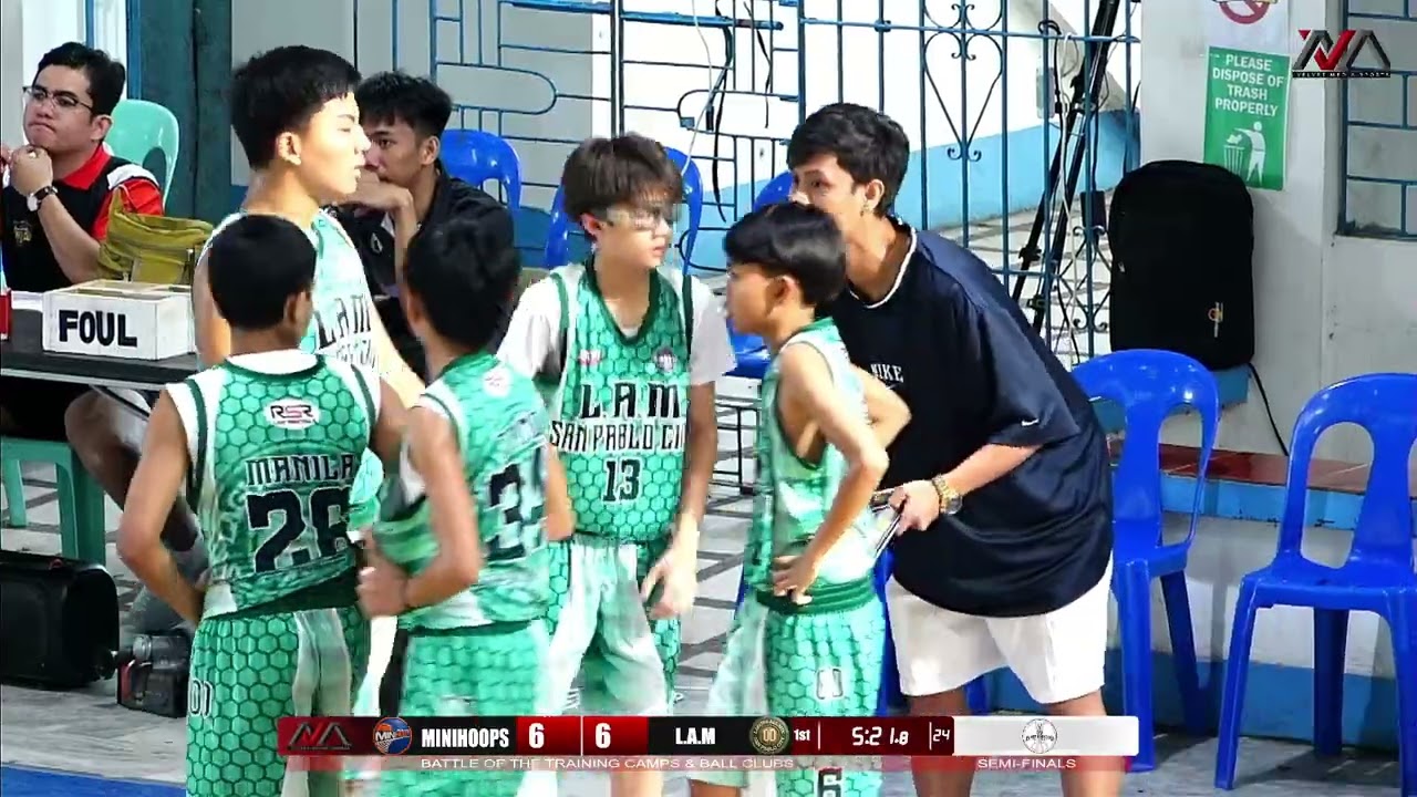 MINIHOOPS VS  LAGUNA ALL MIX 12 UNDER BATTLE OF THE TRAINING CAMPS & BALL CLUBS SEMI-FINALS
