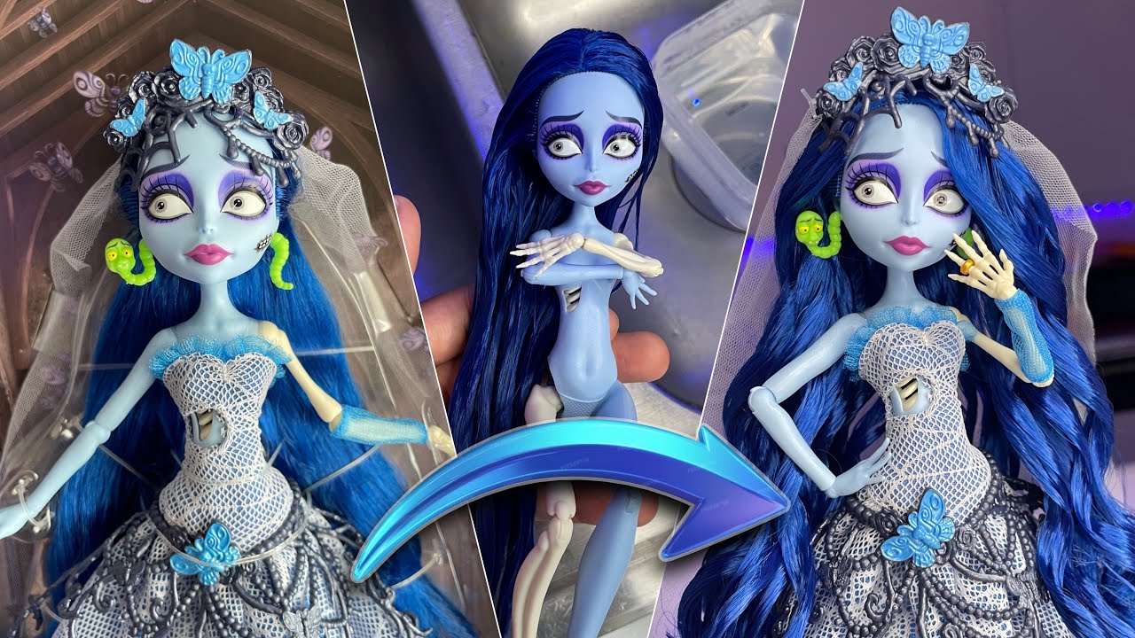 THEY DID EMILY WRONG 😢🦋 | Monster High Corpse Bride Skullector Hair Video + Unboxing!