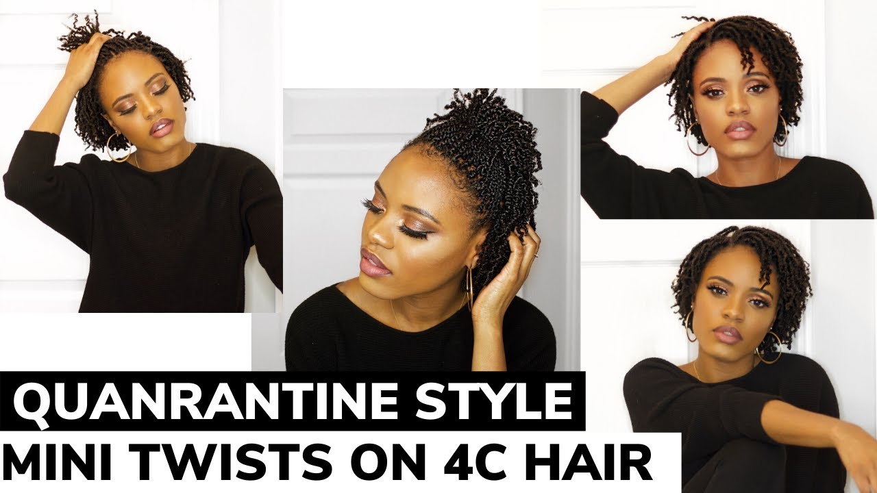 HOW TO: Mini Twists on 4C Natural Hair