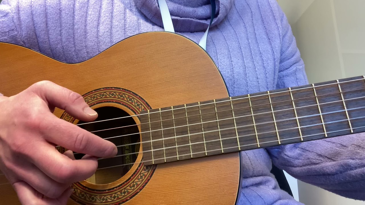 Plock- och slagkomp p&aring; gitarr 🎸