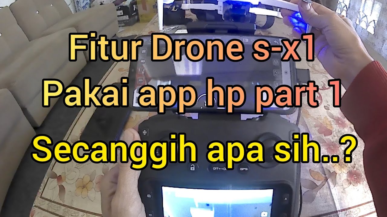 Fitur Drone s-x1 pakai app hp part 1@Lenka Drone 