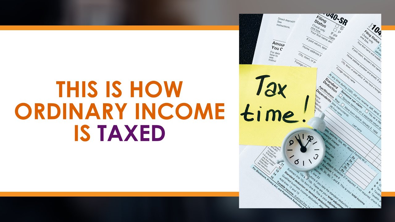 This Is How Ordinary Income Is Taxed - Robert Kiyosaki