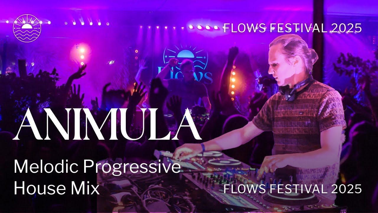 Animula at Flows Festival 2025 | Melodic House & Techno DJ set (Ugljan, Croatia)
