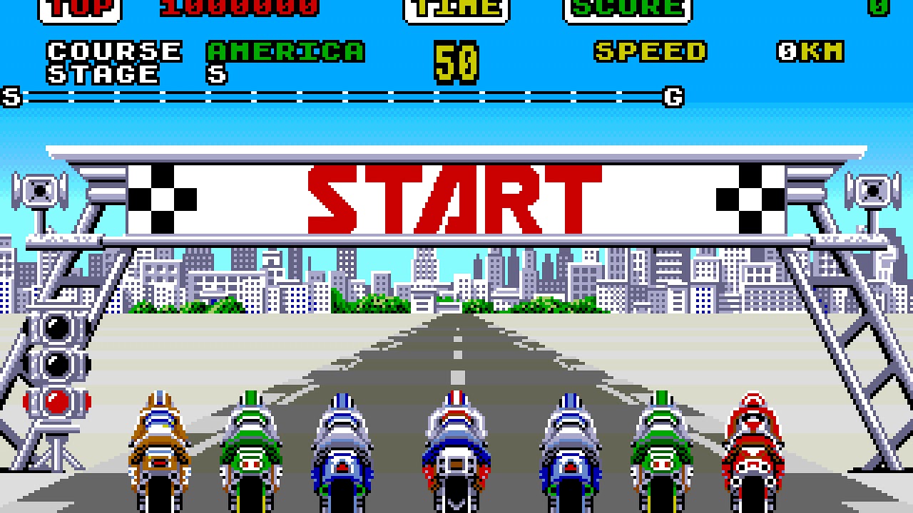 Super Hang-On Longplay (Amiga) [QHD]