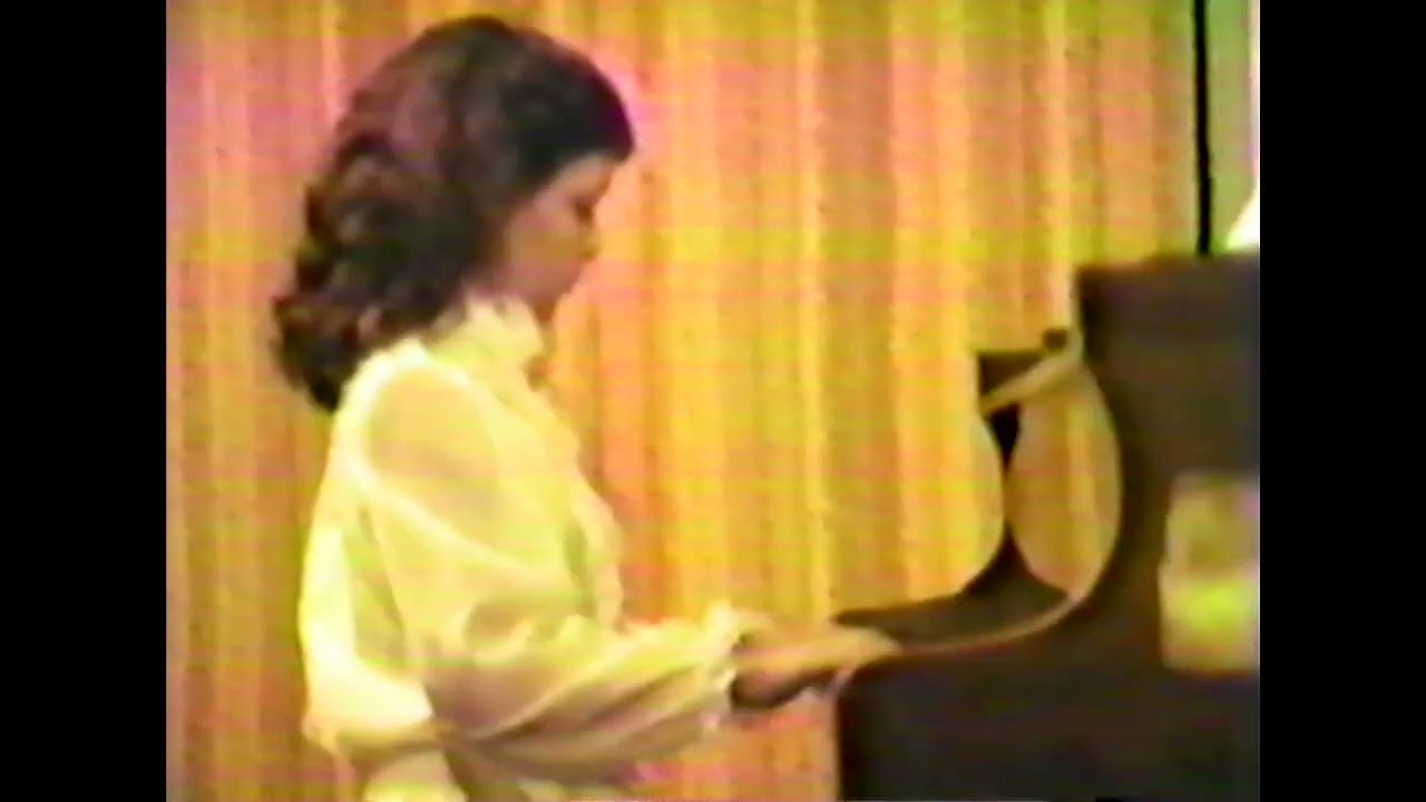 Cindy's performance organ piano Spring 1983