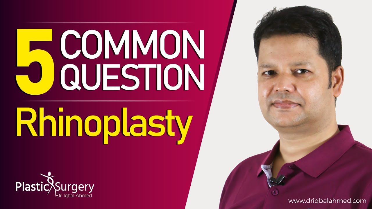 রাইনোপ্লাস্টি নিয়ে কমন কিছু প্রশ্ন | Common Question About Rhinoplasty