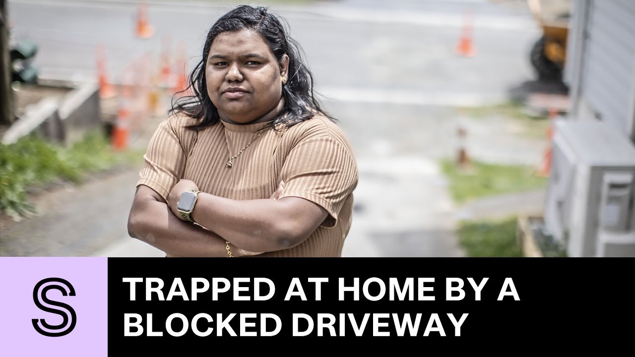 Kāinga Ora contractors dig up driveway, resident trapped by 'giant hole' | Stuff.co.nz