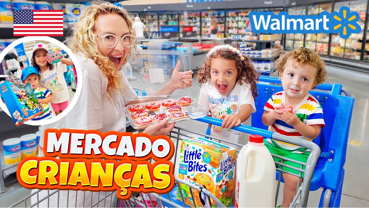 BELLA E LUCCA SE DIVERTEM NO MERCADO - FAM&Iacute;LIA BELLA E LUCCA SHOW
