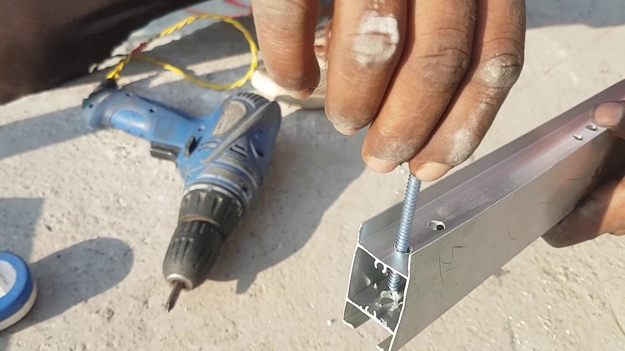 How to make Aluminum door || aluminum bathroom door price