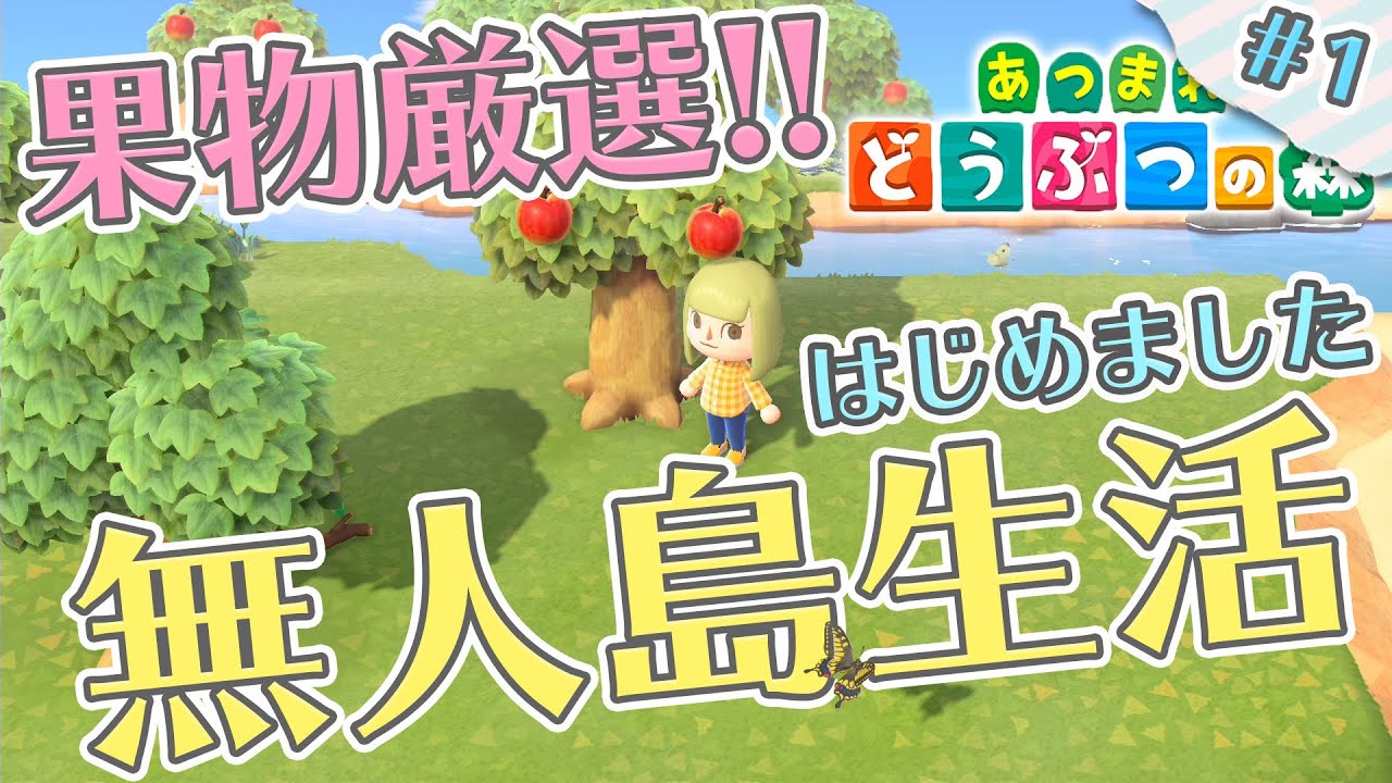 【あつ森】無人島生活はじめました♪～まったり実況～【あつまれどうぶつの森】＃１