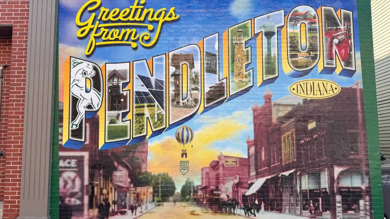 Downtown Pendleton, Indiana - Walking Tour Video