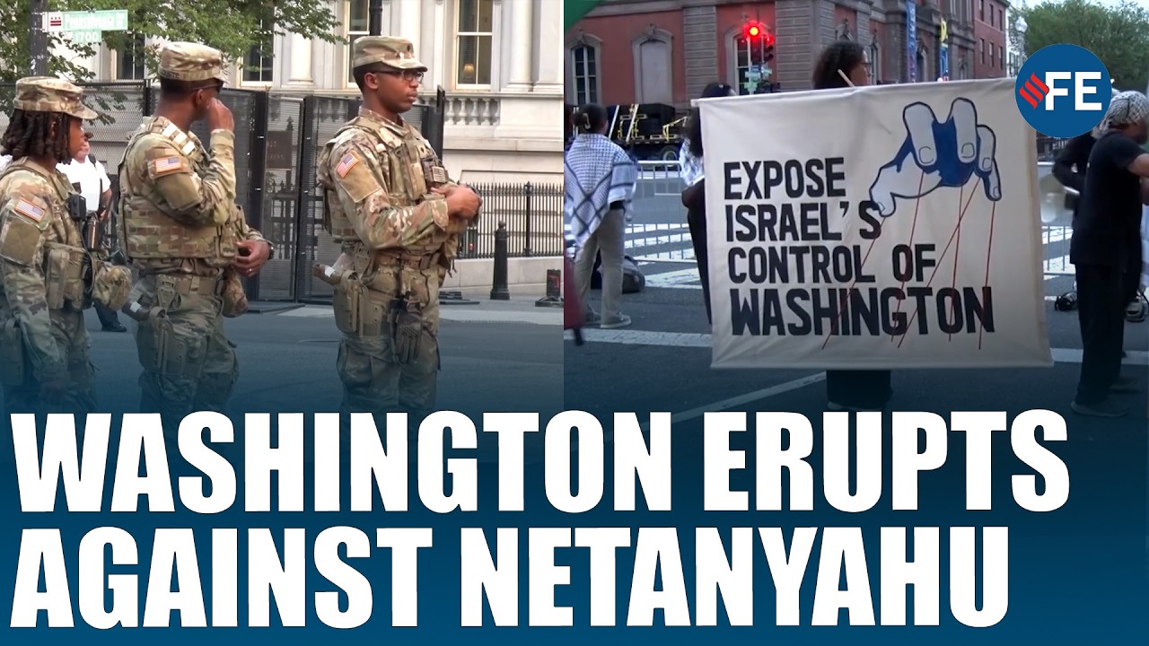 Pro-Palestinian Demonstration Grows: Thousands Protest Netanyahu's Washington Visit | World News