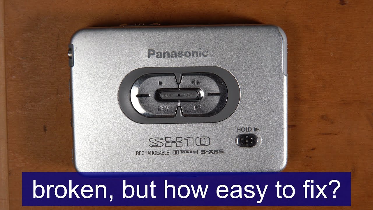 Порвались ремни? — Пытаюсь починить кассетный плеер Panasonic RQ-SX10. Часть 1