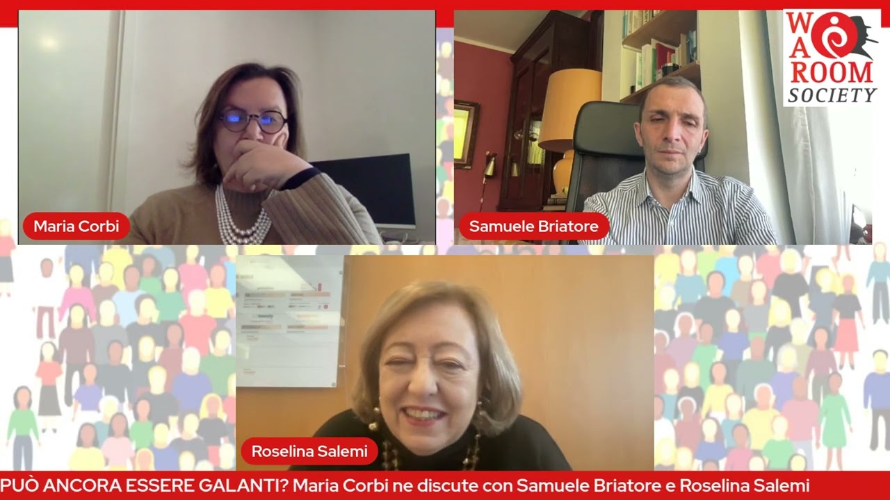 War Room Society - Maria Corbi dialoga con Samuele Briatore e Roselina Salemi