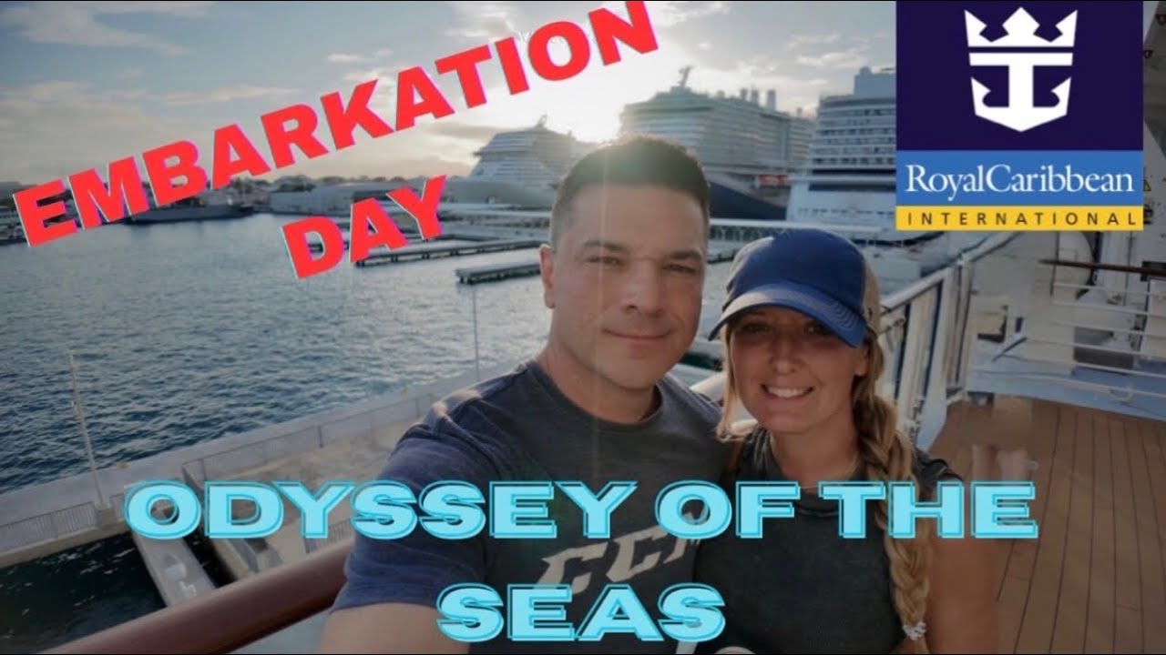День посадки на борт! Одиссея морей. #royalcaribbean #cruise