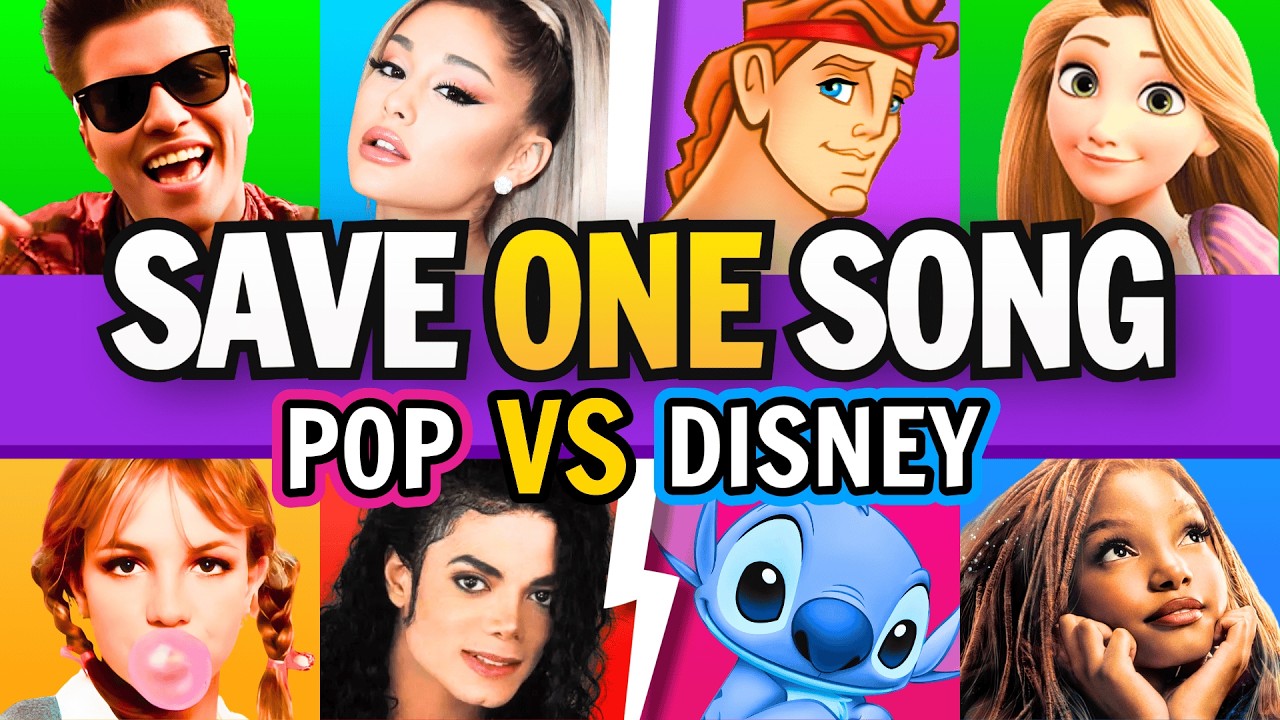 POP HITS vs DISNEY SONGS 🎤 Save One Song Challenge