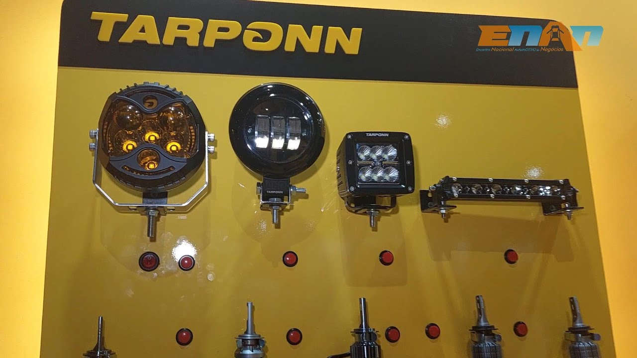 TARPON lança nova linha LED TX5, novas luzes auxiliares em LED e caixa SLIM no ENAN 2024