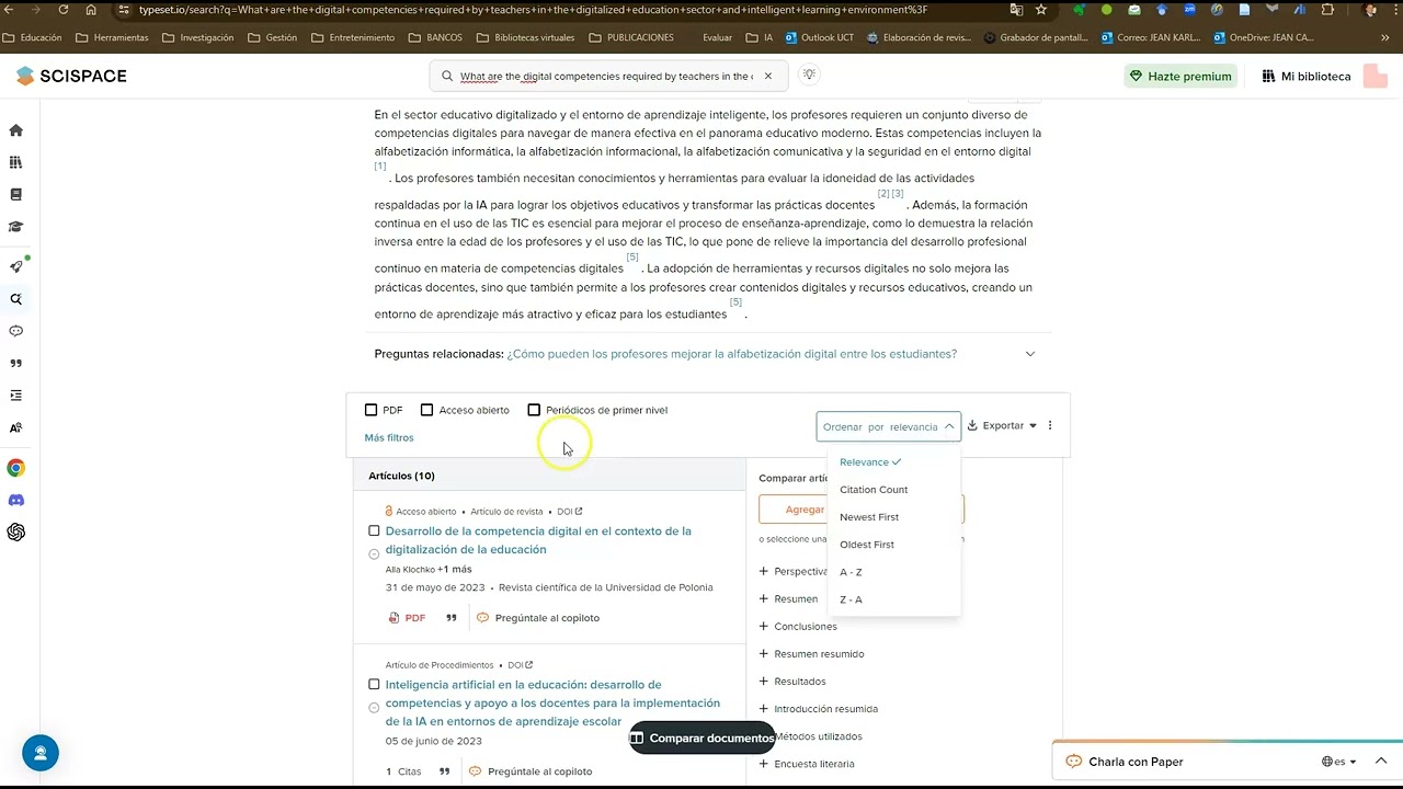 Realidad problemática de tu tesis doctoral con ayuda de inteligencia artificial