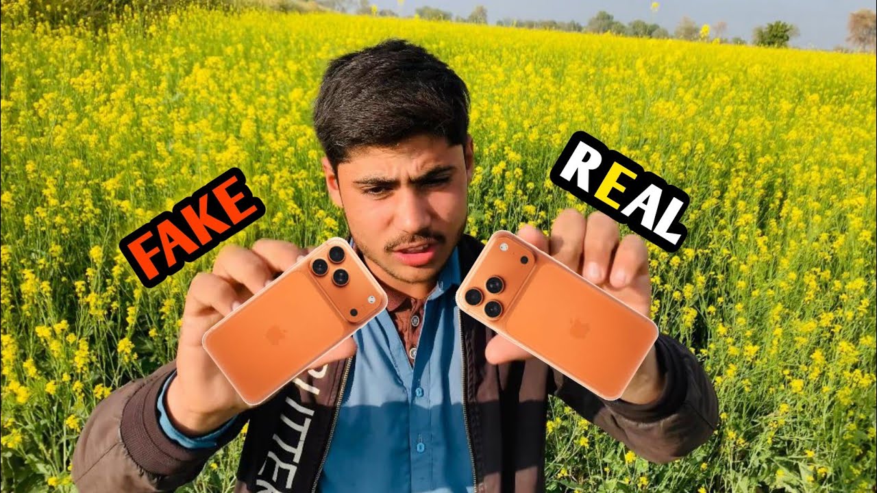 iPhone fake and real 😱 