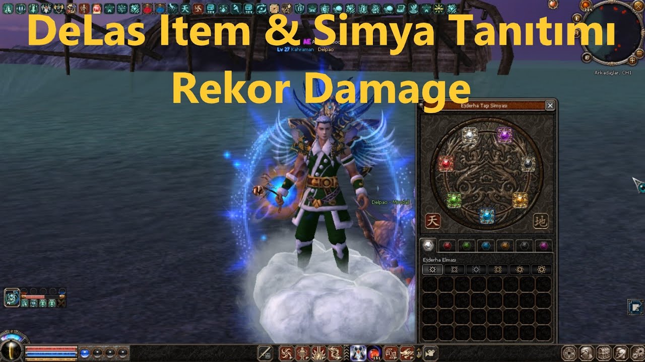Metin2 TR DeLas Item & Simya Tanıtımı & Rekor Damage
