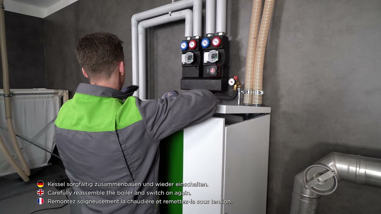 Wartungsvideo Pellematic Compact / Maintenance video Pellematic Compact