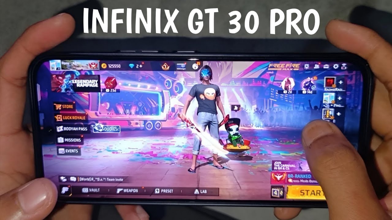 Infinix GT 30 Pro | Handcam Gameplay Free Fire 