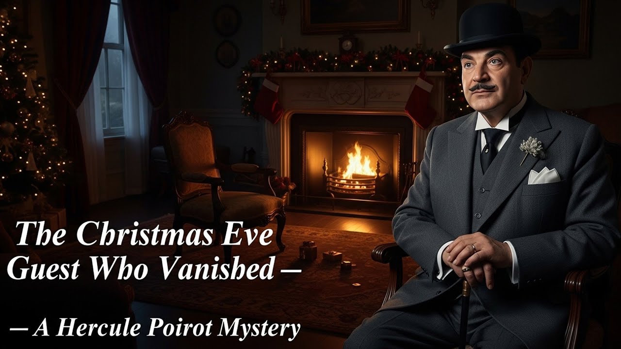 The Christmas Eve Guest Who Vanished — A Hercule Poirot Mystery