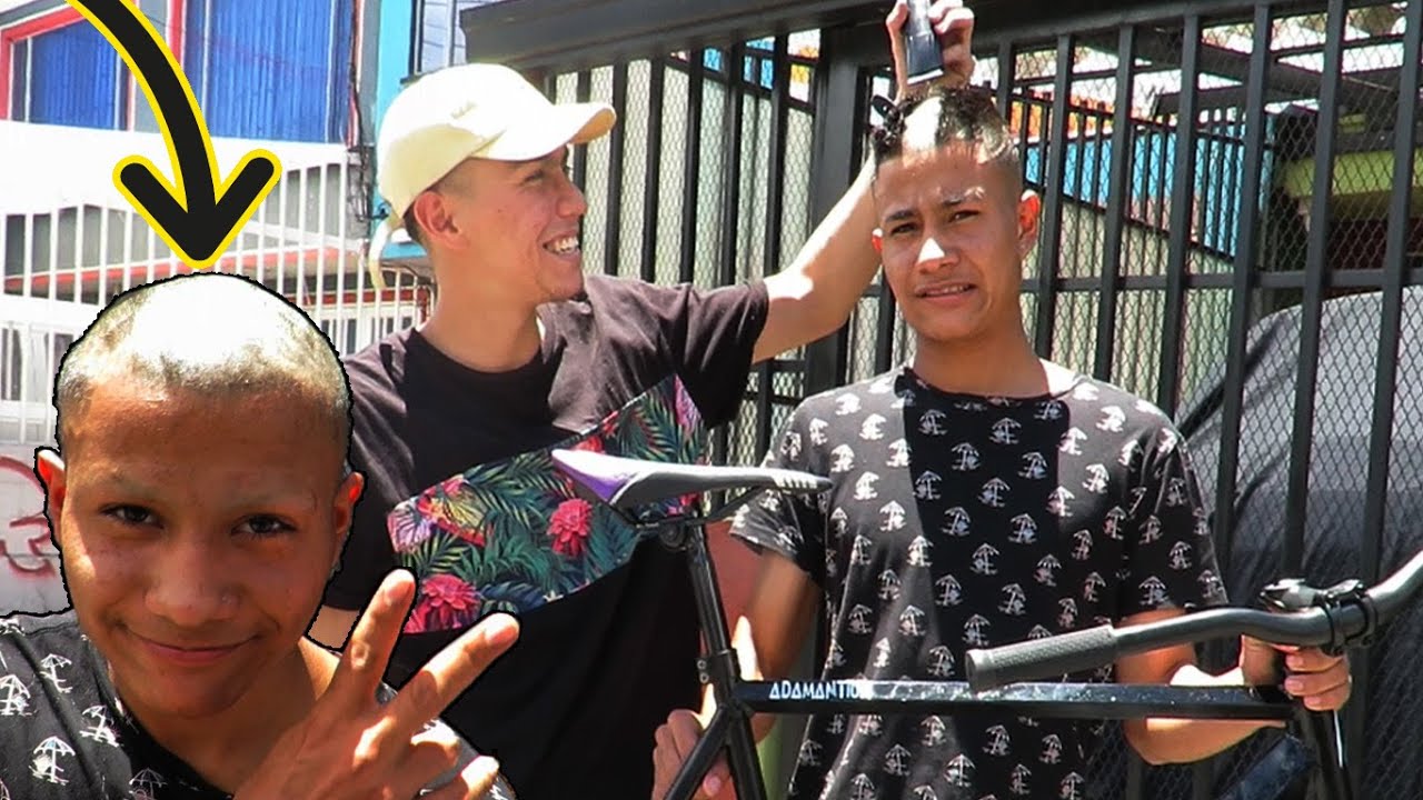 Si te RAPAS CABEZA Y CEJAS te regalo una bicicleta