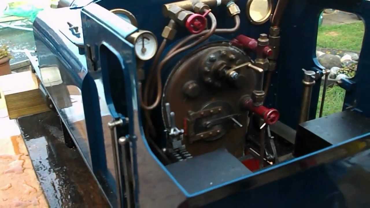 3 1/2 inch gauge ROBROY steam locomotive