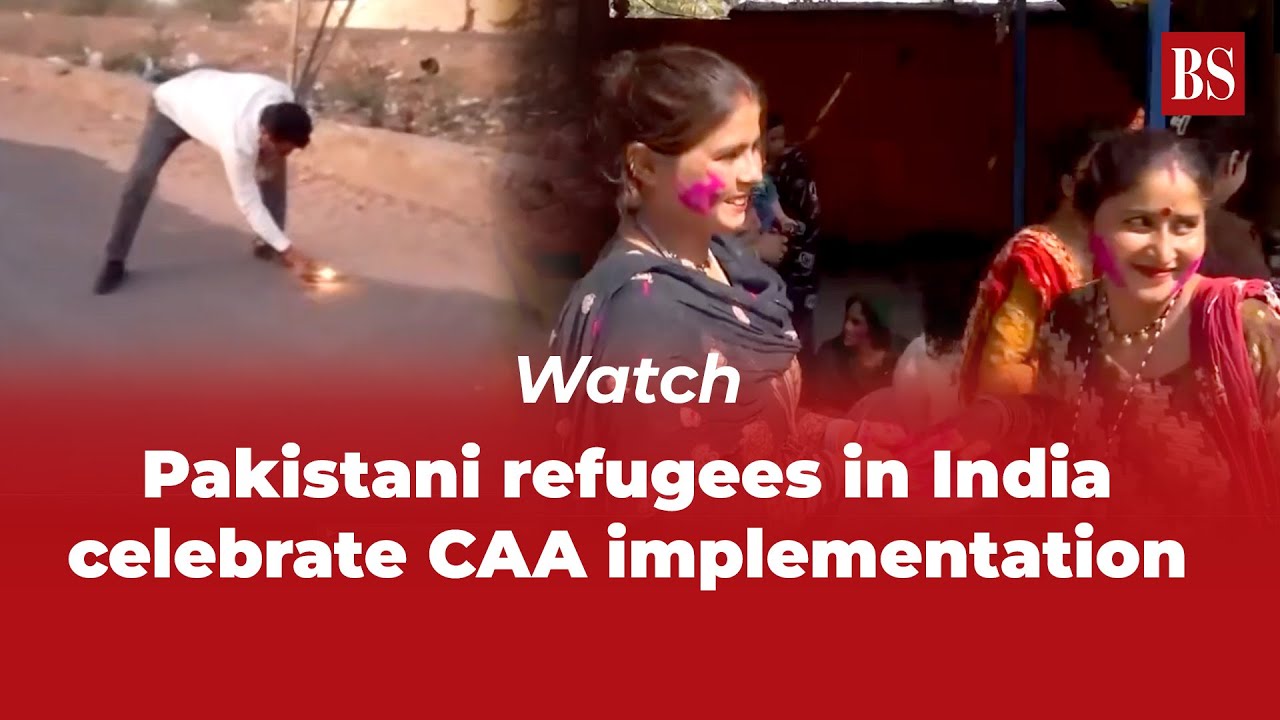 Watch: Pakistani refugees in India celebrate CAA implementation