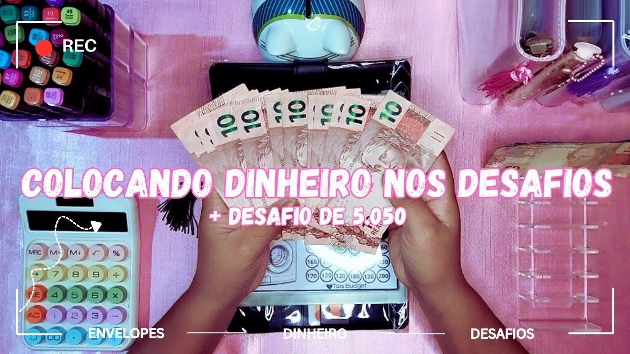 PARTE 28 | DESAFIO DE 5.050 + COLOCANDO DINHEIRO NOS DESAFIOS + FICHARIO PRETO
