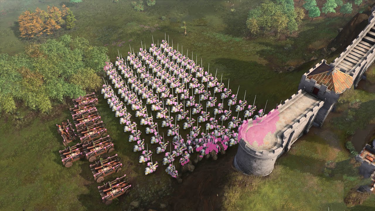 Age of Empires 4 - 4v4 EPIC WAR OF ATTRITION | Multiplayer Gameplay