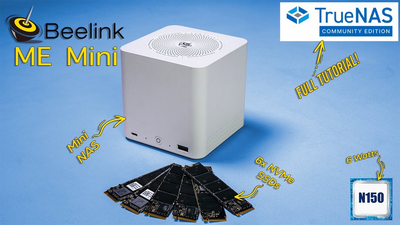 $200 All-NVMe Mini NAS? Beelink ME Mini Tested! + TrueNAS Setup