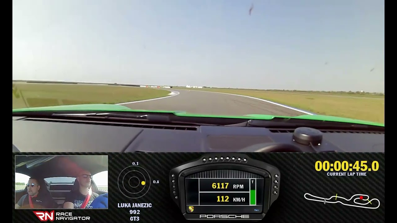 NAVAK Porsche 992 GT3 onboard Kulundzic academy