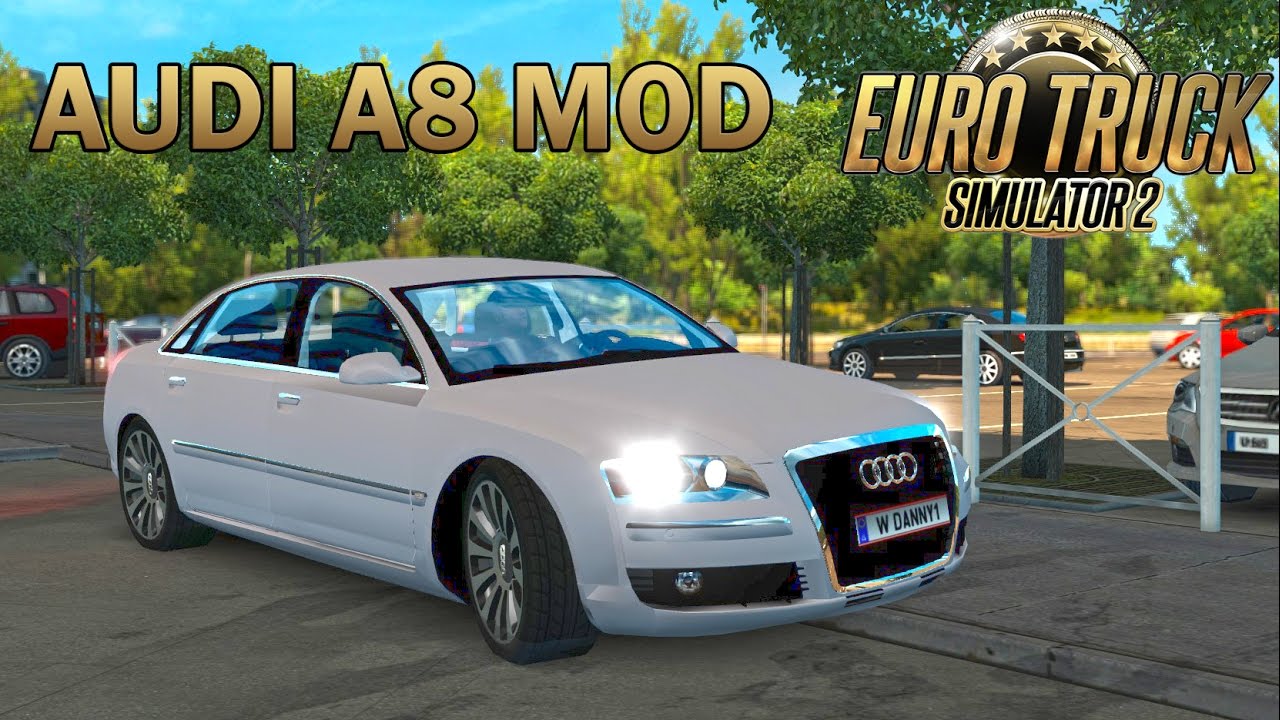 ETS2 AUDI A8 CAR MOD (Euro Truck Simulator 2)