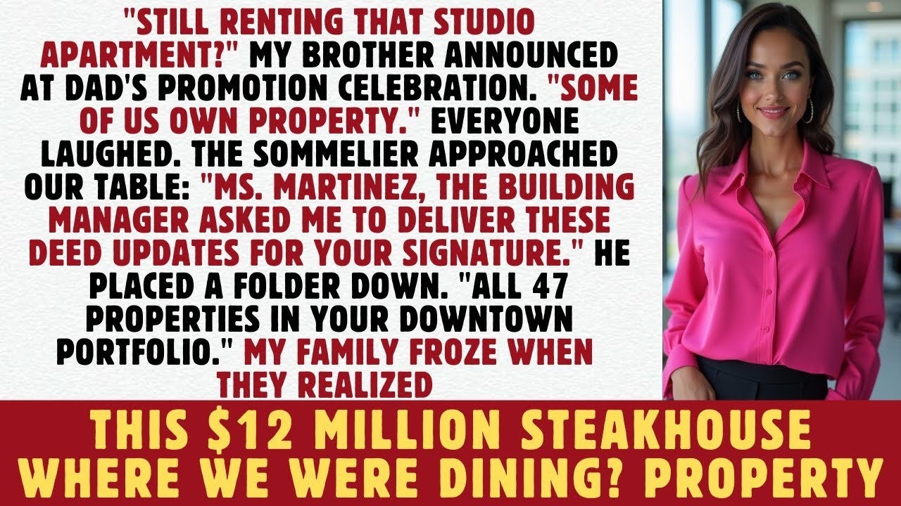 At Dad's Promotion Dinner, Brother Said 