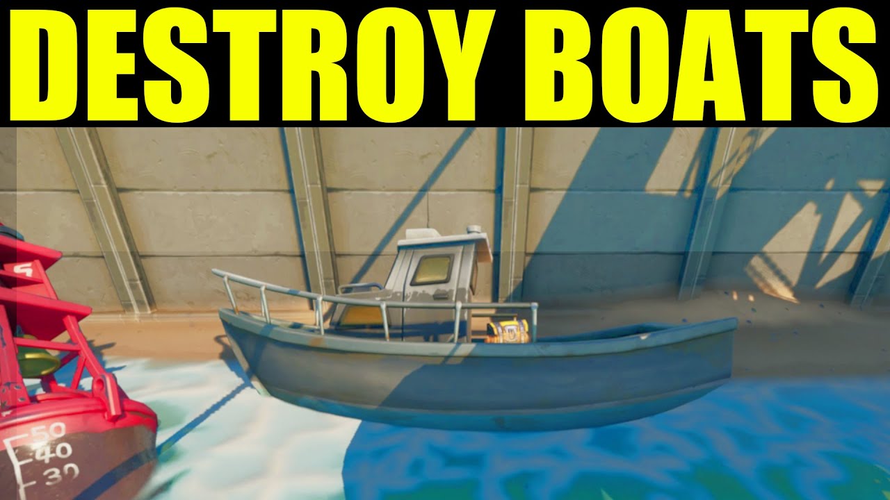 Fortnite BOATS Location! Destroy Boats Week 6 Challenge Guide
