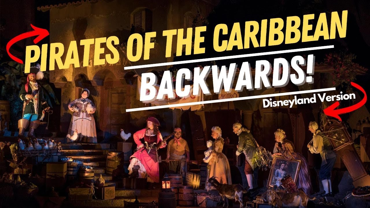 Disneyland's Version Pirates of the Caribbean BACKWARDS! #pirates #disney