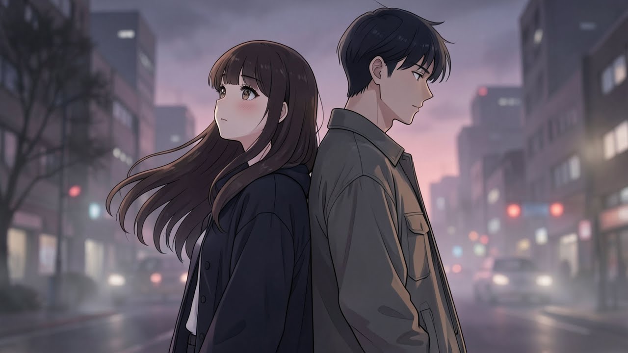 【AI J-Pop Duet Music】Midnight Line｜anime-style / concept visual【AI Un-Cover Music】