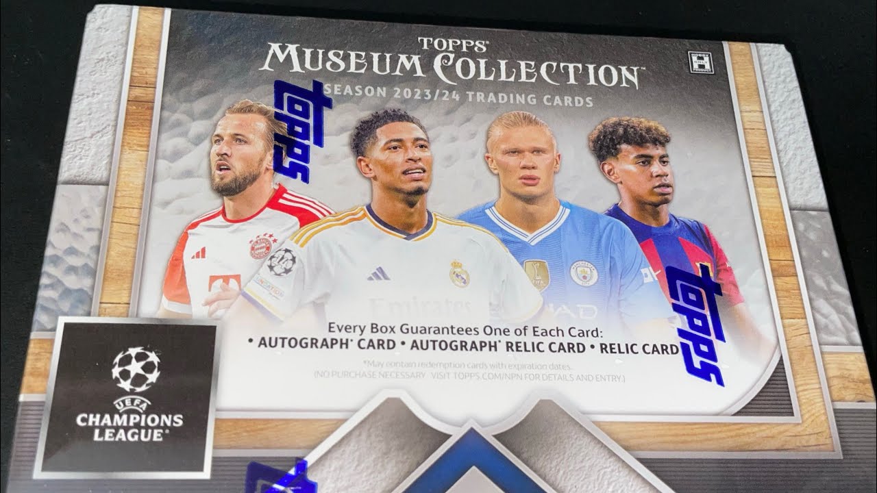 Opening 2023-24 Topps Museum Collection UEFA Champions League Hobby Box!