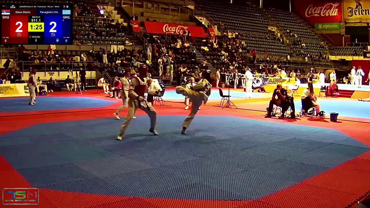 911 1  Panagiotis Christidis, GRE vs  Stasa Stanic, SRB 15 5