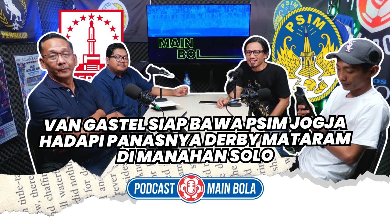 Van Gastel Siap Bawa PSIM Jogja Hadapi Panasnya Derby Mataram di Manahan Solo, Giveaway Jersey PSIM