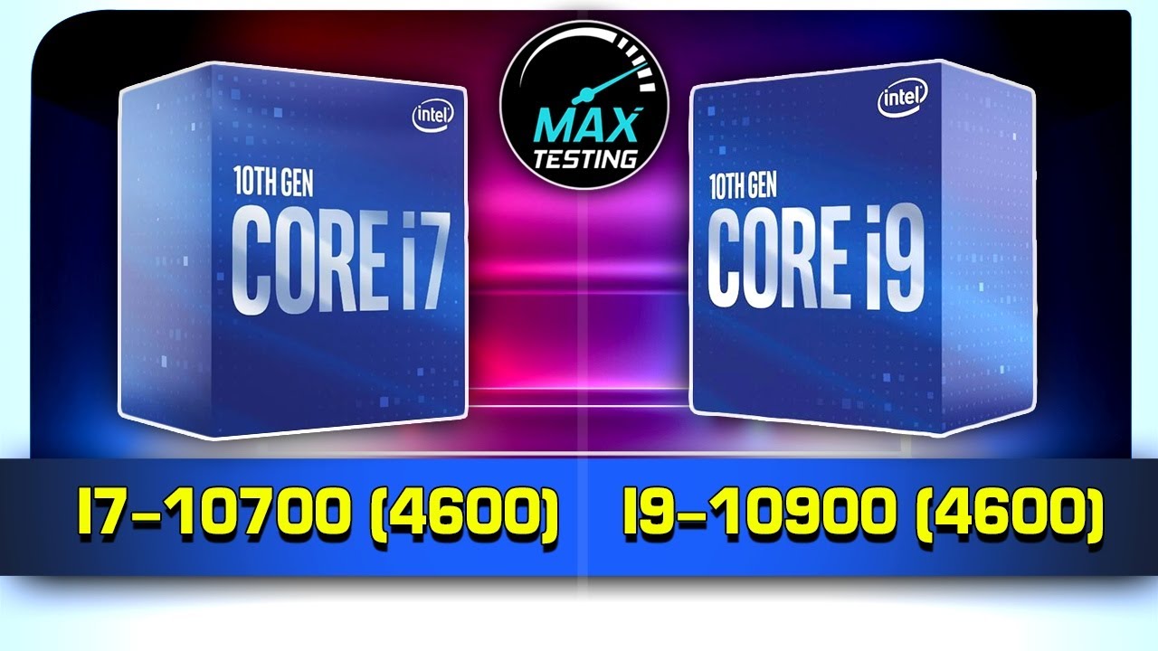 i7-10700 vs i9-10900