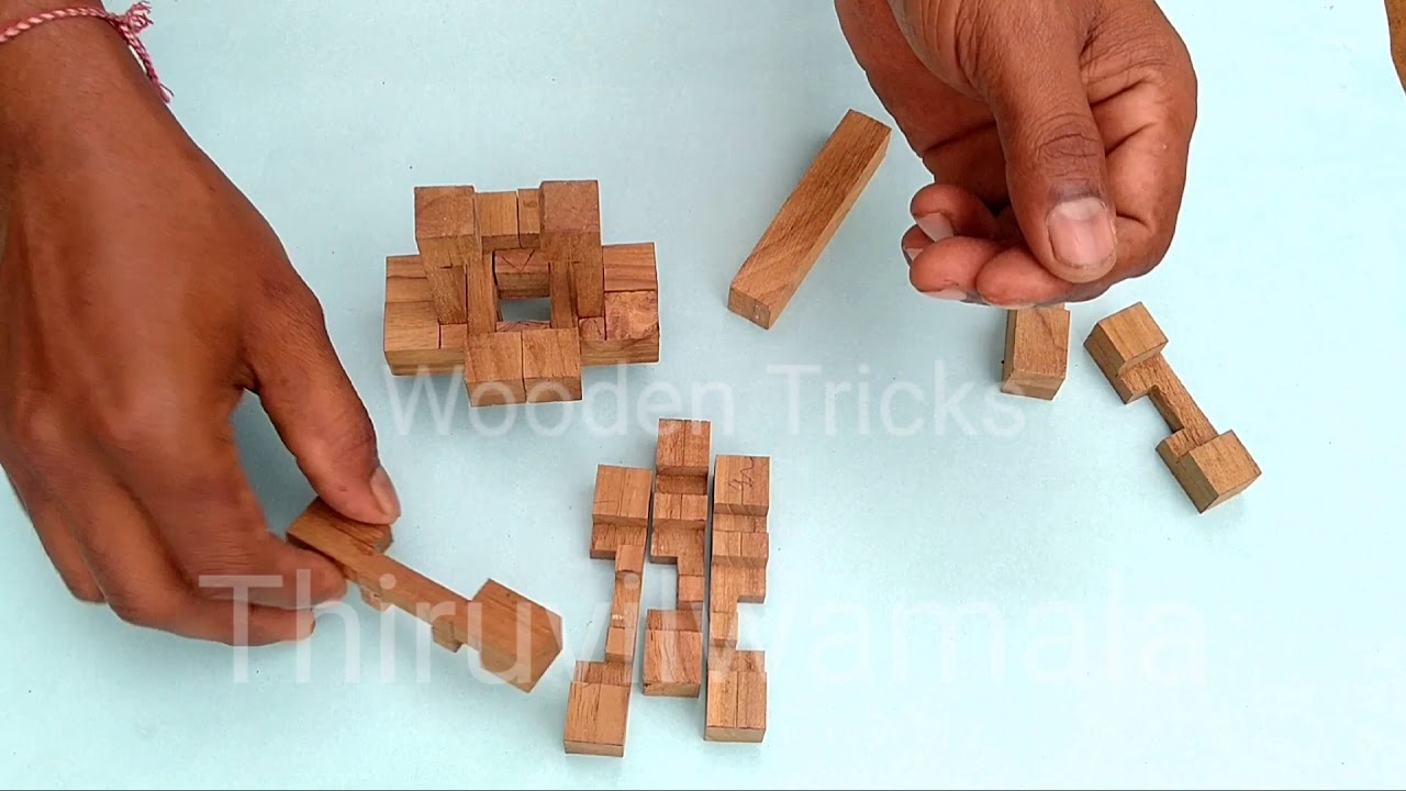 13 pieces wooden puzzle eadakoodam / ഏടാകൂടം - Thrissur - Thiruvilwamala / 6 - 11 - 2020