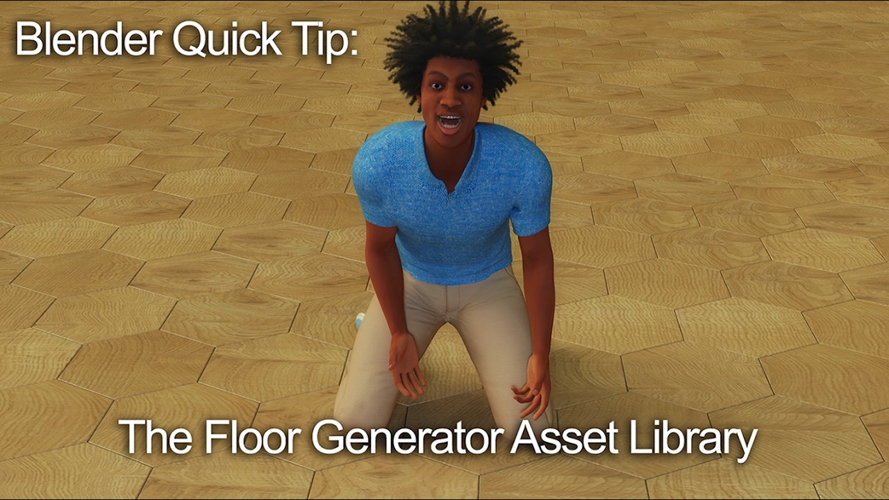 Blender Quick Tip: The Floor Generator Asset Library