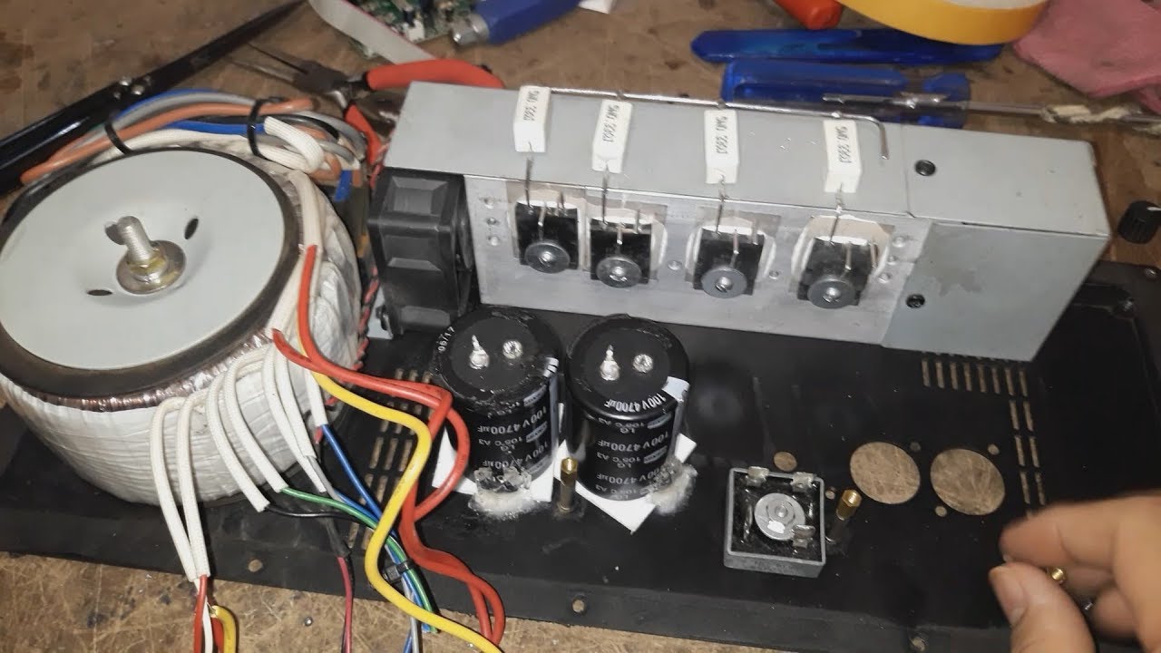 Reconstruyendo amplificador de bocina activa (quedo super potente ALV)