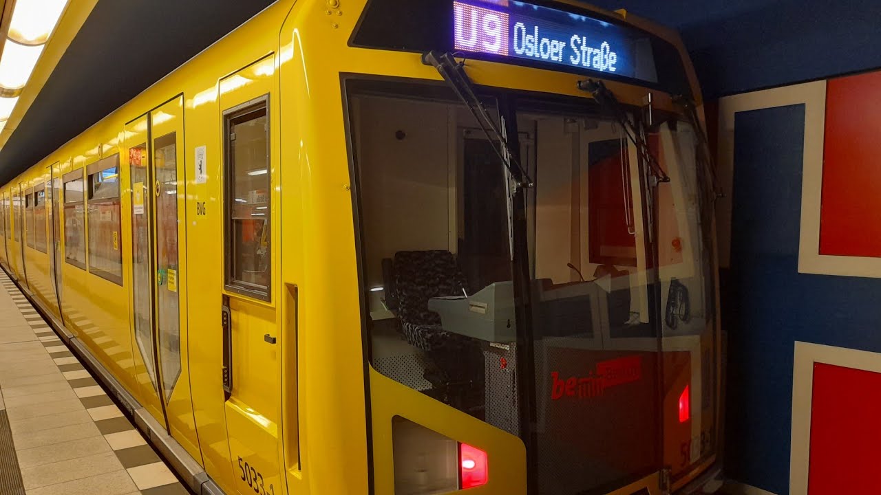 U-Bahn Berlin Mitfahrt von Walther-Schreiber-Platz bis Osloer Straße im H01 Mod auf der U9